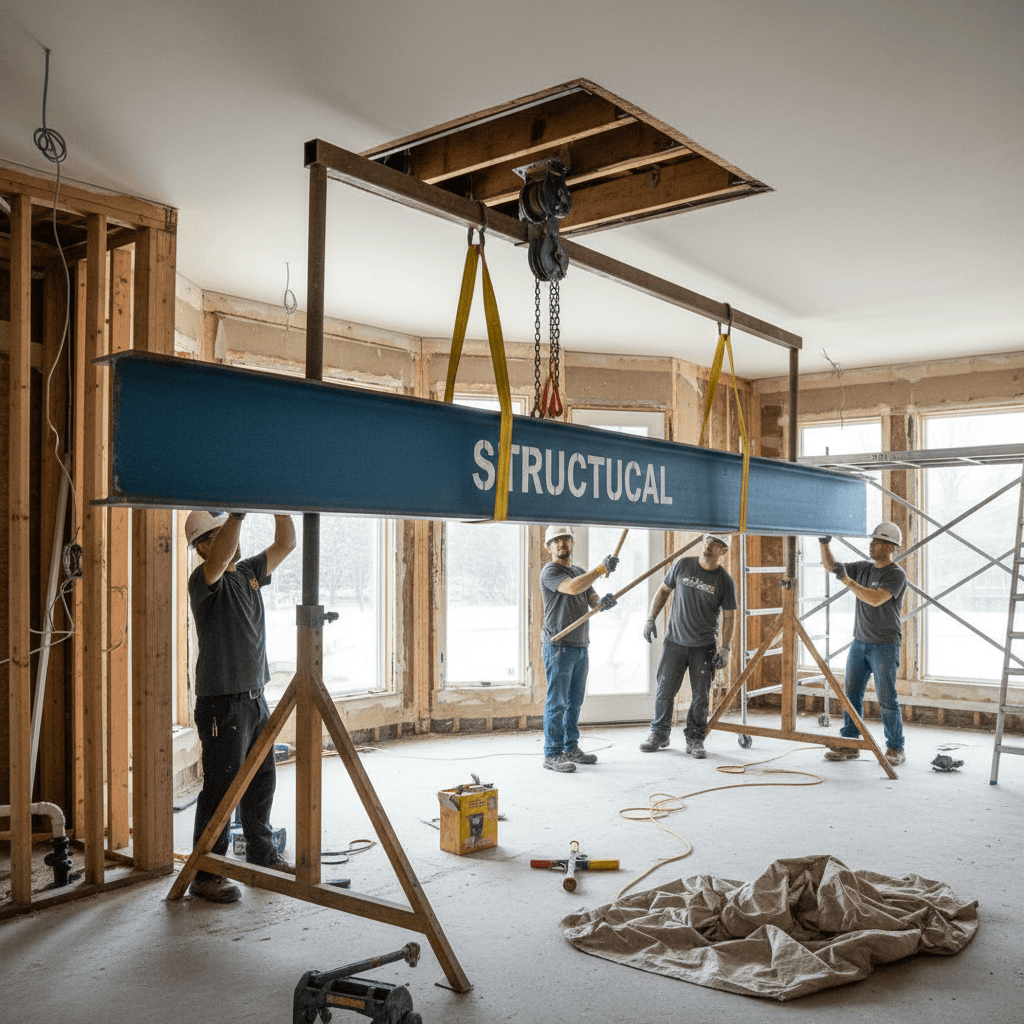 Structural repair work by King & King Construction