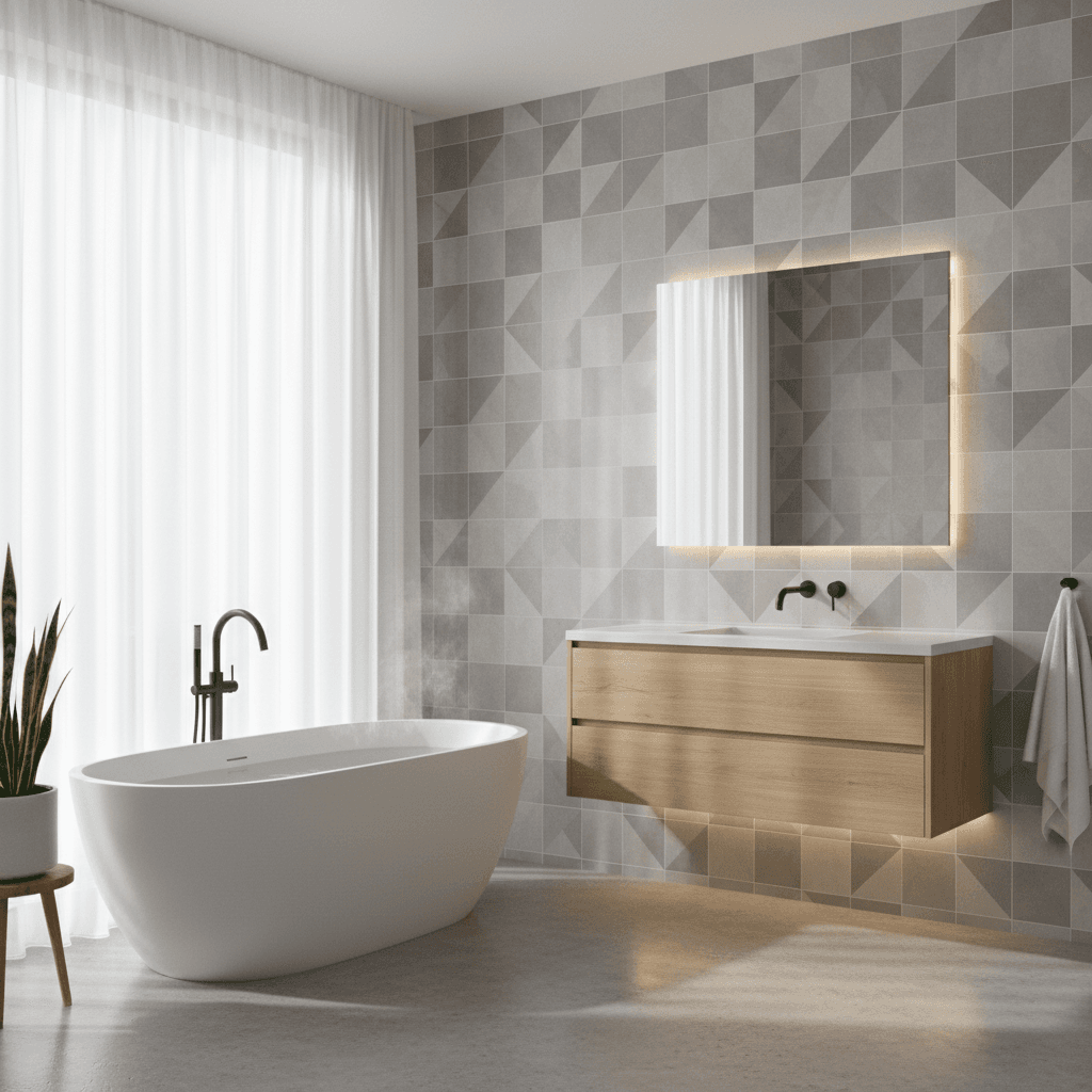 Bathroom remodel by King & King Construction